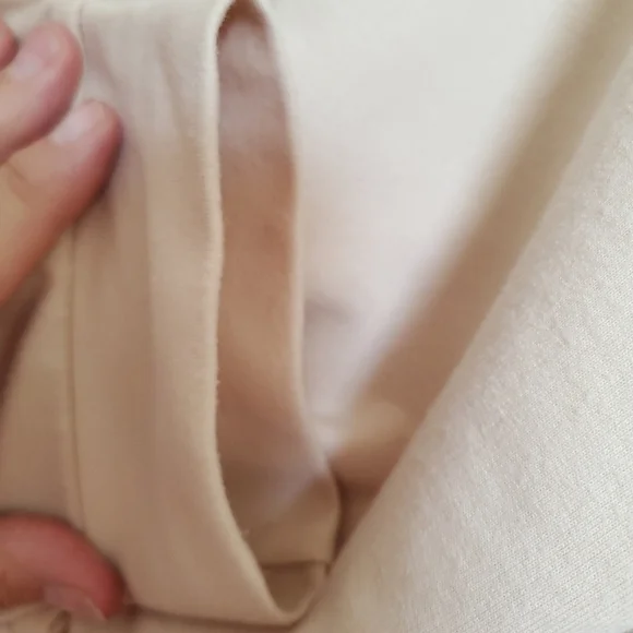 PRINCESS POLLY OVERSIZE SHIRT PULLOVER  CREW NECK LONG SLEEVES CREAM WOMENS (2) - Picture 12 of 16